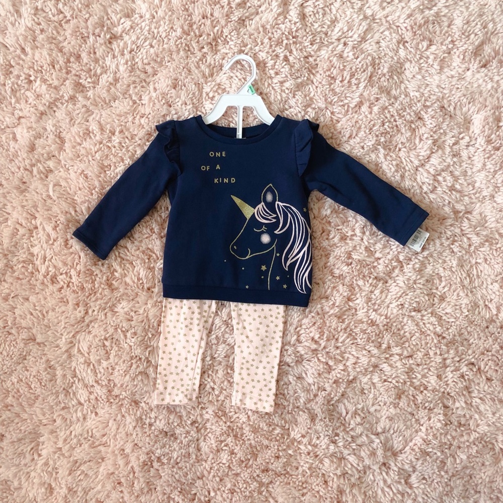 Carter’s 2 Piece Ruffled Sweater Outfit